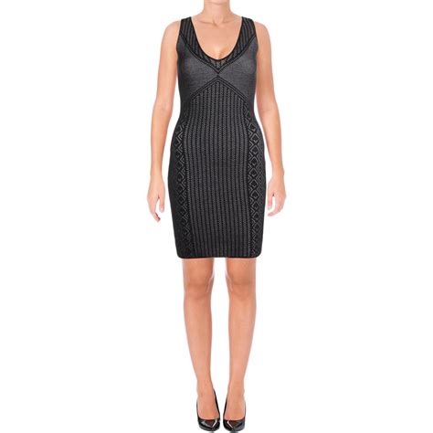 Guess Womens Black Knit Stretch Sleeveless Sweaterdress S Bhfo 6112 Ebay