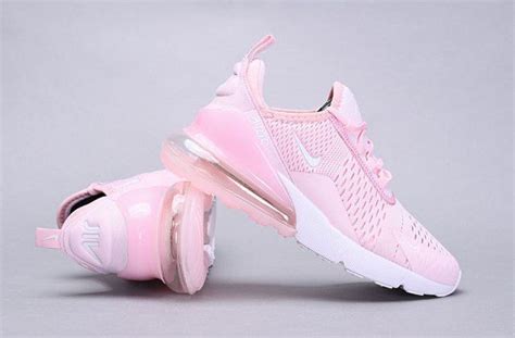 Womens Winter Nike Air Max 270 Flyknit Sneaker Cherry Pink White Ah6789