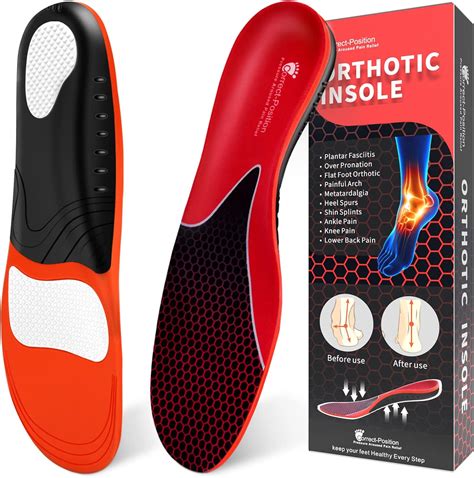 Buy Arch Support Plantar Fasciitis Insoles For Women And Men Shoe Inserts Orthotic Inserts Shoe