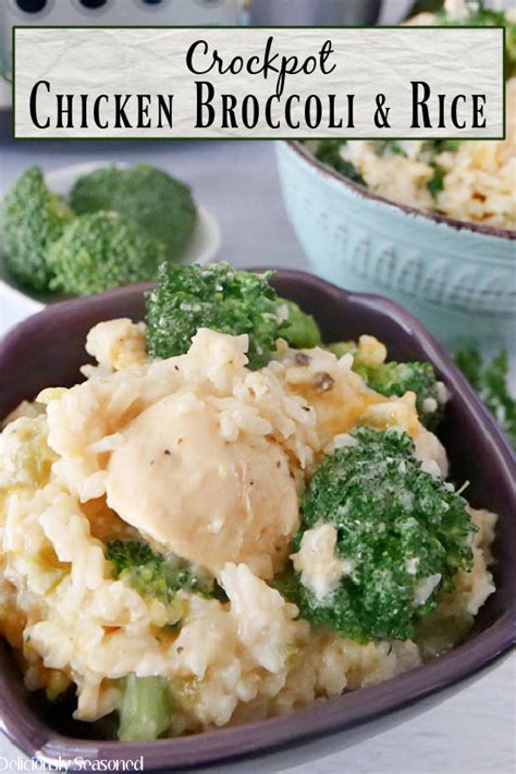 Crockpot Chicken Broccoli And Rice Deliciously Seasoned