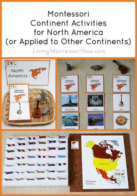 North america activities for kids. Montessori Continent Activities for North America (or ...