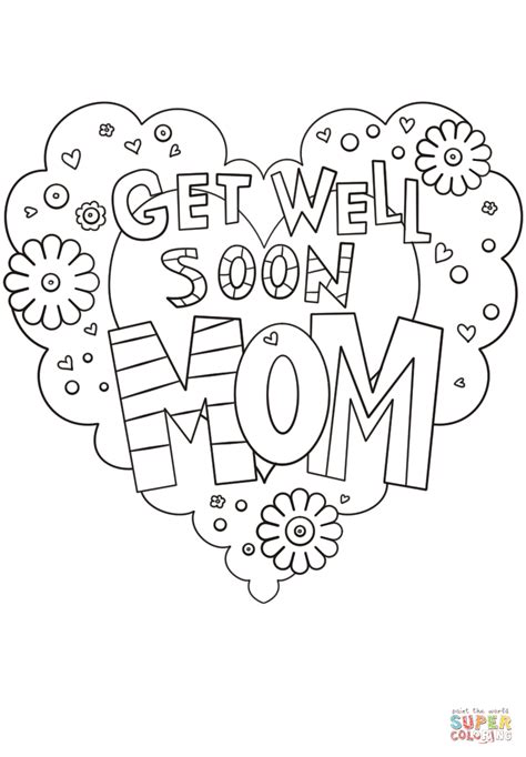 Check spelling or type a new query. Get Well Soon Mom coloring page | Free Printable Coloring ...