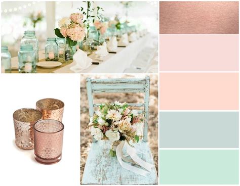 The rose gold wedding trend is nothing new, and nowadays this pretty, pinkish metallic hue can be seen in details at the chicest of weddings, from sparkling tabletop decor to stationery, from. Wedding Blog Toronto | Wedding color palette inspiration ...