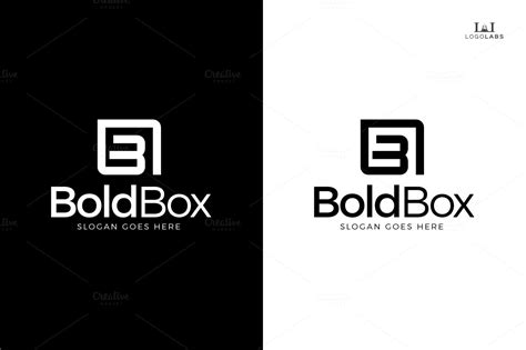 Bold Box Letter B Logo ~ Logo Templates On Creative Market