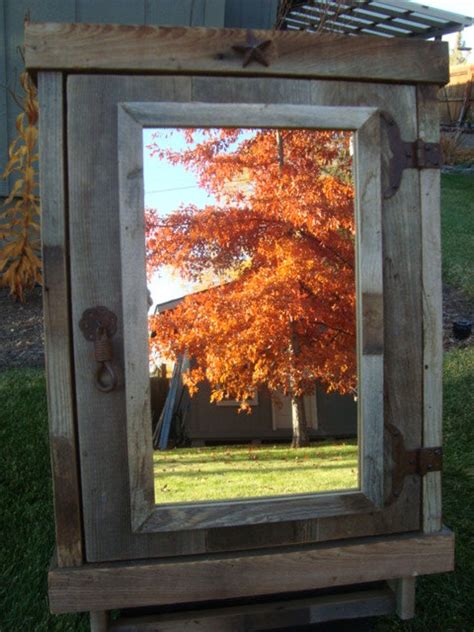Cabinet medicine factory cheap aluminum bathroom mirror cabinet medicine cabinet with lights. Reclaimed Farmhouse Rustic Medicine Cabinet with mirror ...