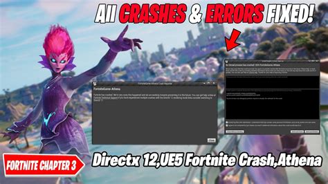 How To Fix Fortnite Crashes Chapter 3 Season 4 Fortntie Crash