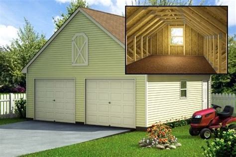 You can customize your two car garage with the many options we have available at an additional cost. Build a 24' X 24' Garage with loft (DIY Plans) Fun to ...