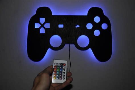 Enjoy and share your favorite beautiful hd wallpapers and background images. PlayStation Lighting Sign - Siluet Wall Art - Illuminated LED - Arthouse Design | Game room ...