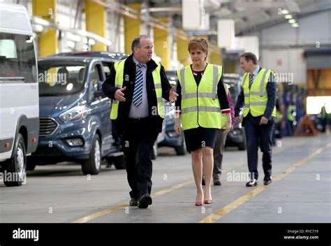 First Minister Nicola Sturgeon With Chairman And Founder Gerry Facenna