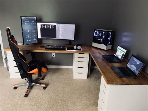 Wfh 2020 Gaming Battlestation Home Office Setup Home Office Design