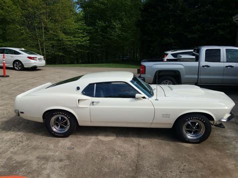1969 Ford Mustang Boss 429 White Rwd Manual Deluxe Classic Ford