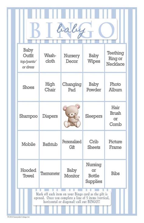 36 Card Baby Bingo Baby Shower Bingo With Classic Vintage Etsy Baby