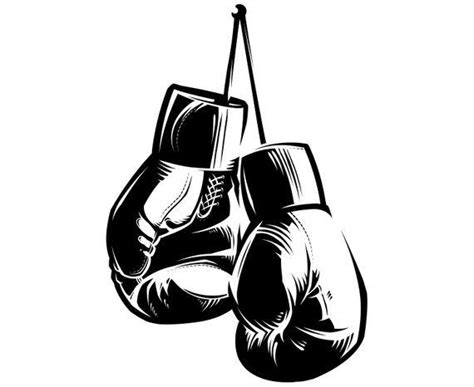 Boxing Gloves Silhouettesvggraphicsillustrationvectorlogodigital