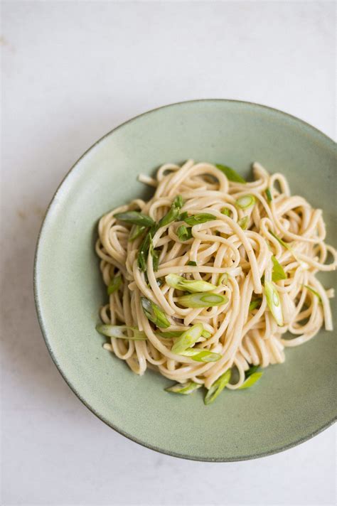 Peanut Sesame Udon Noodles With Scallions Recipe Sesame Noodles