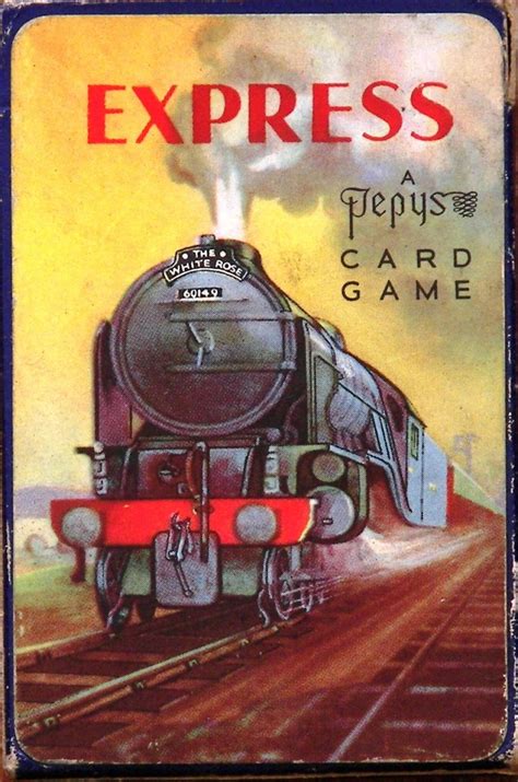 1955 Express A Pepys Card Game London England Tomsk3000