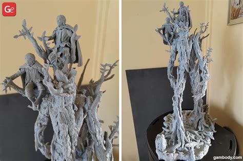 3d Printed Lord Of The Rings Figures With Stl Files