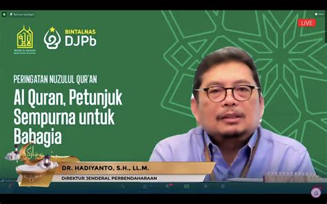 Semangat Nuzulul Quran Dorong Kontribusi Positif Nilai Nilai Kemenkeu