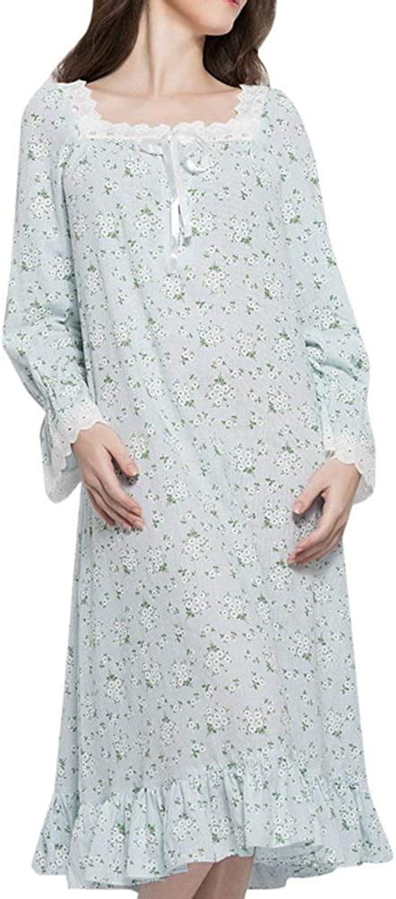 Hx Fashion Pajama Ladies Long Sleeves Breathable Night Warm Sheer Soft