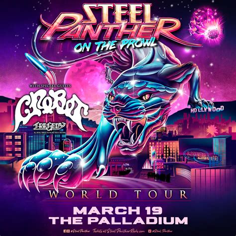 Buy Tickets To Steel Panther On The Prowl World Tour In Worcester On Mar