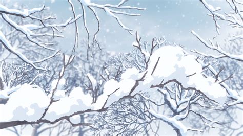 Anime Snow Scenery   Images Download