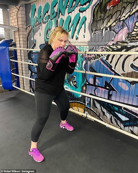 Rebel Wilson Shows Off Slim Figure While Boxing At The Gym After Losing