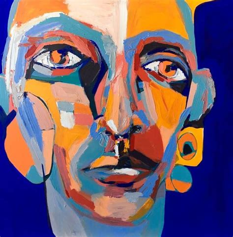 Saatchi Art Artist Rina Freiberg Painting Face Art Abstract Face
