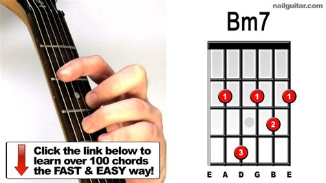 Bm7 Play Guitar Chords Tutorial Youtube