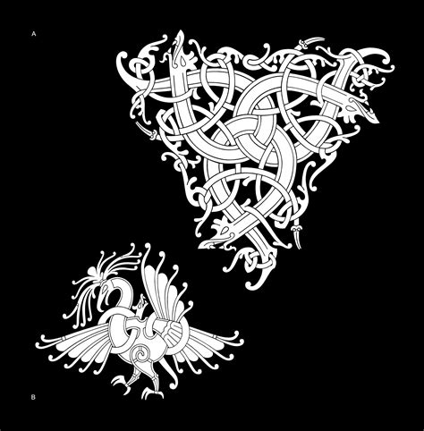 The ringerike art style dates to the late 10th century and 11th century and evolved out of the earlier mammen style. Ringerike style | Viking tattoo design, Viking tattoo ...