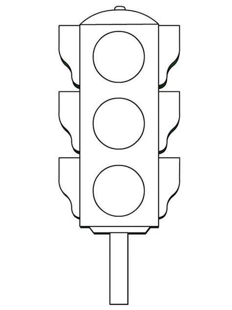 Traffic Light Picture Printable Bocil