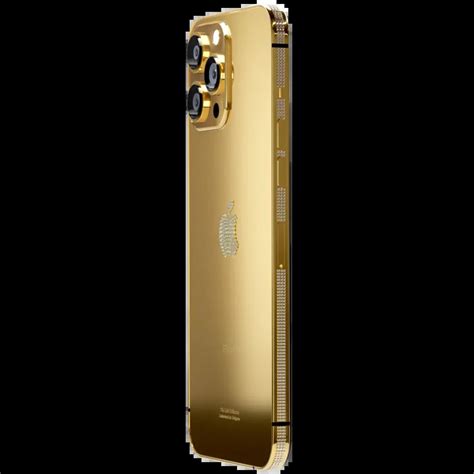 24k Gold Iphone 14 Pro And Pro Max Crystal Bezel Goldgenie