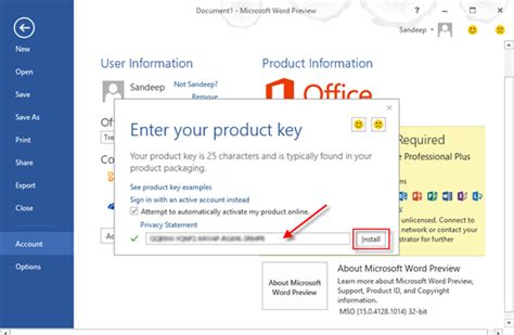 List Of Latest Product Key Office 2013