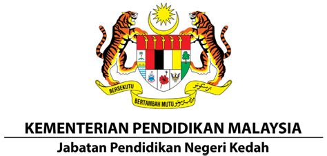 Jalan tun abdul razak, pusat bandar kangar, 01990 kangar. Logo Jabatan Pendidikan Negeri JPN Kedah 2020