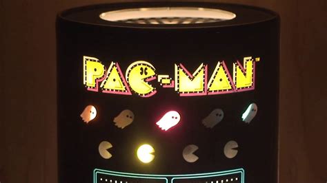 Vintage Pac Man Ceramic Lamp 1970s Pac Man Light Collectible Video Game