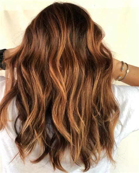 Fall Color Trend Warm Balayage Looks Behindthechair Com Haircolor Bronze Hair Color