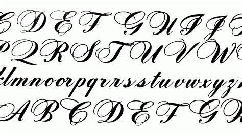 Script Calligraphy Tattoo Fonts Calligraph Choices