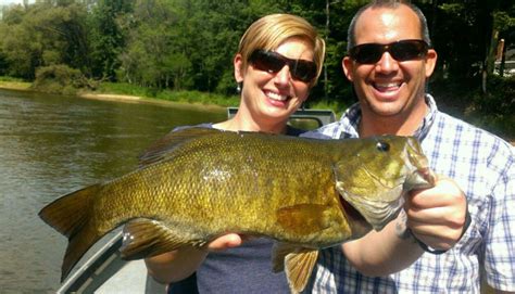 Michigan Smallmouth Fishing Guides Muskegon River Smallmouth Bass