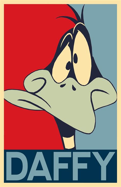 Daffy Duck Pop Art Illustration 2 Looney Tunes Warner Bros Etsy