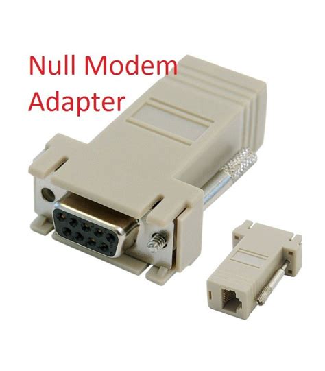 Null Modem Rj45 Db9 Female Adapter For C2 Rj45 Console Cable Get
