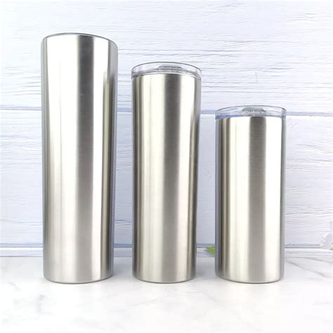 15oz 20oz 30oz Sublimation Skinny Tumbler Stainless Steel Tumblers With