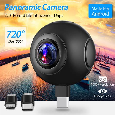 Dual Lens 720 Real Time Panorama Camera