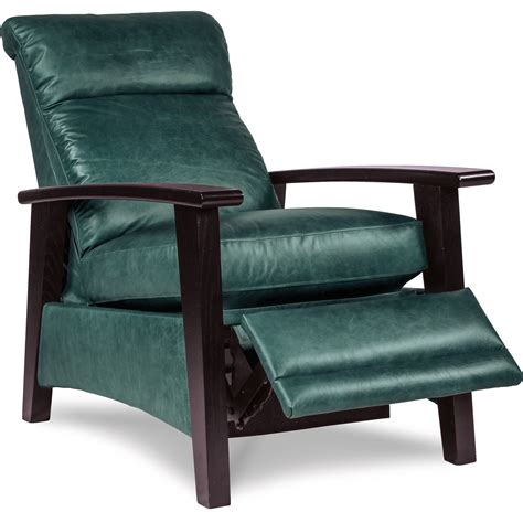 La Z Boy Recliners Nouveau Modern Recliner With Wood Arms And Power