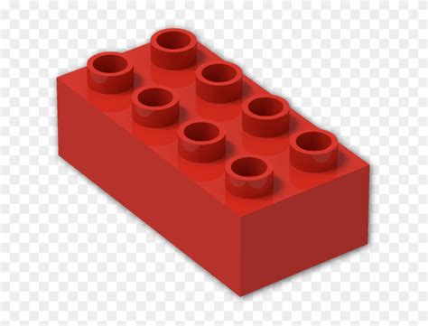 Download Duplo X Bright Lego Duplo Red Block Clipart 3495762