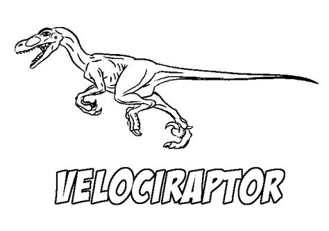 Jurassic world 37 printable coloring pages for kids dinosaur. Velociraptor Coloring Pages | Dinosaurs Pictures and Facts