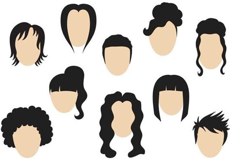 Hair Vector Art Icons And Graphics For Free Download