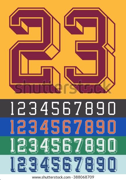 Jersey Number Font Jersey On Sale