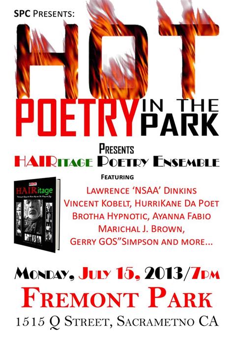 Hot Poetry In The Park Nsaa Kobelt Hurrikane Brotha Hypnotic Fabio Brown Simpson