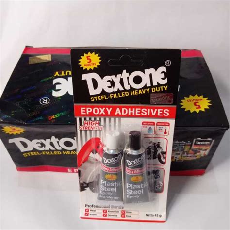 Lem Besi Campur Epoxy Dextone Gram Khusus Lem Kulit Kampas Ganda