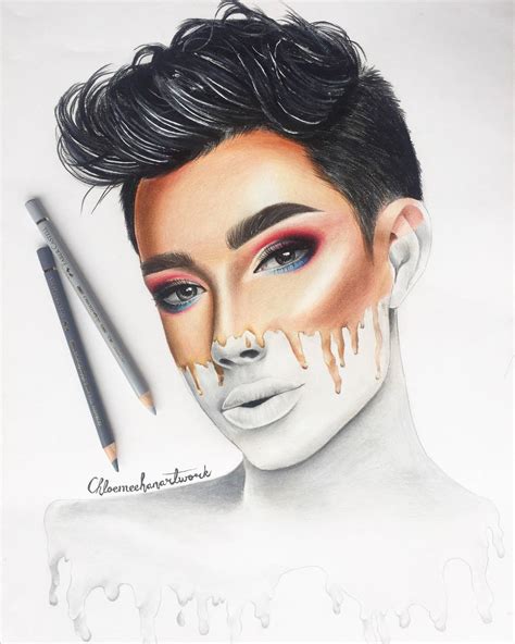 Finished James Charles Drawing By Chloemeehan1 On Deviantart