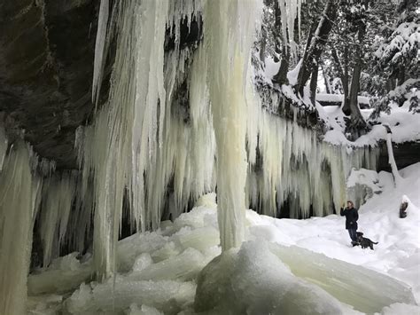 Eben Ice Caves Were Well Worth The Hike Michigan