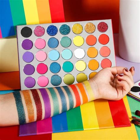 35 Colors Rainbow Eyeshadow Palette The New Gorgeous You